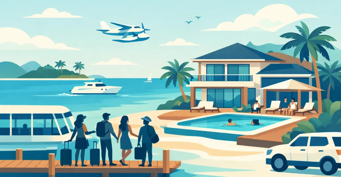 Best Way to Rent for a Group in Turks Caicos