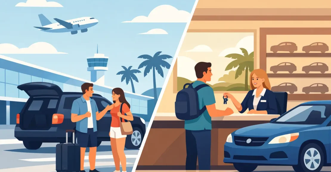 Airport Pickup vs Rental Counter Providenciales