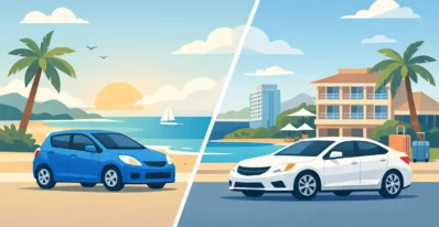 Economy Car vs Midsize Rental Providenciales