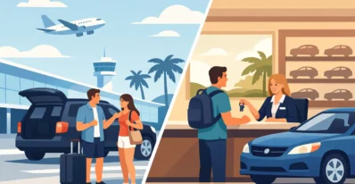 Airport Pickup vs Rental Counter Providenciales