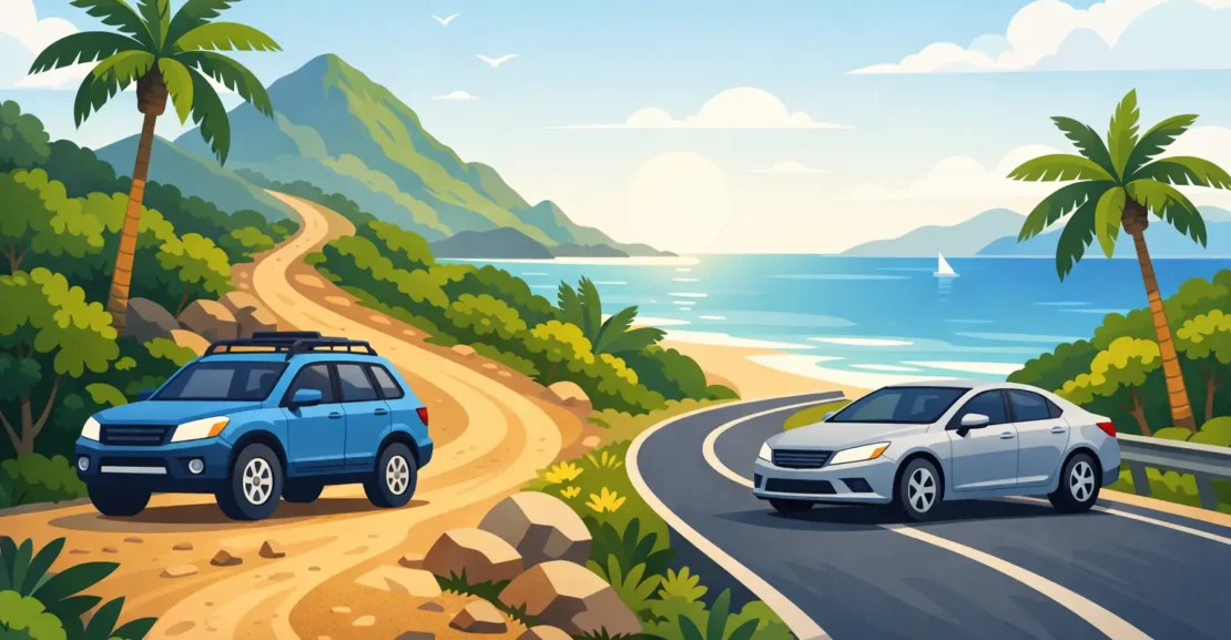 SUV or Sedan for Island Roads? Pick Your Rental