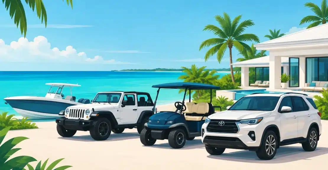 Top Vehicles for Villa Stays in Turks and Caicos