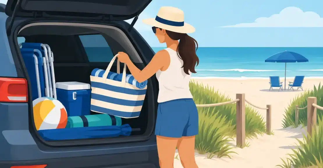 How to Transport Beach Gear Without Car Chaos